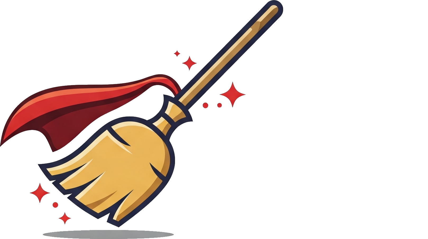 Broom Hero Logo